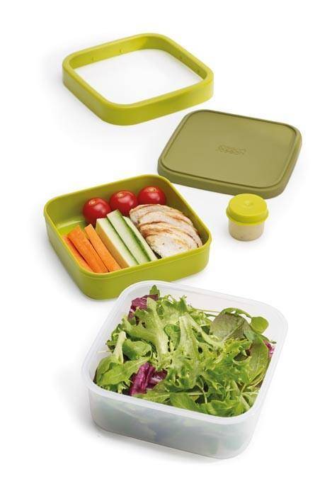 Joseph Joseph - Lunch Box na sałatki, zielony, GoEat