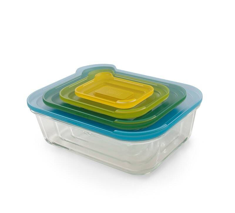 Joseph Joseph- Zest. 4szklanych pojemników Nest Glass Storage