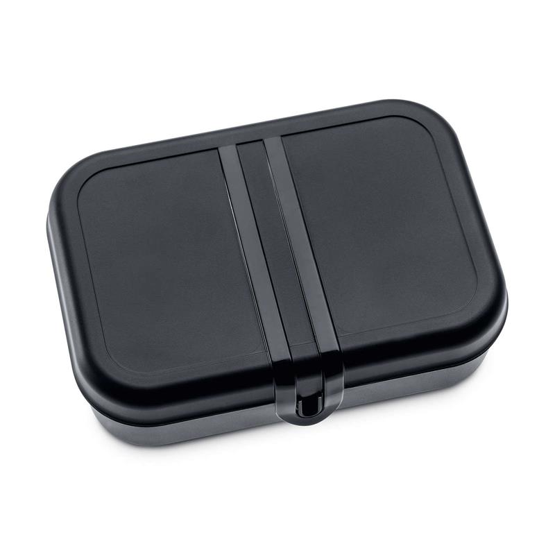 Koziol - Lunchbox z separatorem Pascal L czarno-biały