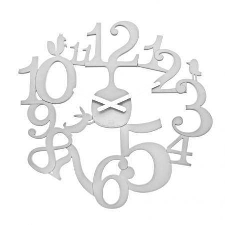 Koziol - Zegar ścienny Pi:p biały