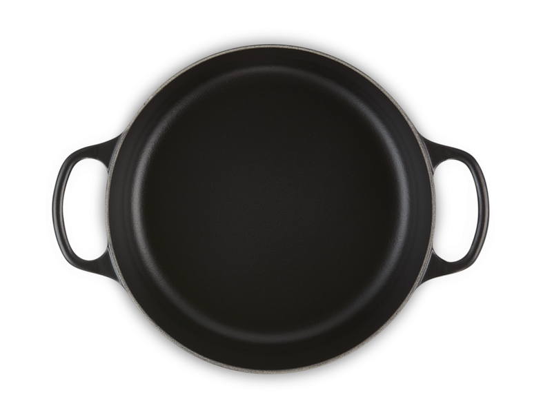 Le Creuset - garnek żeliwny Gourmet 24 cm 3,1 l czarny