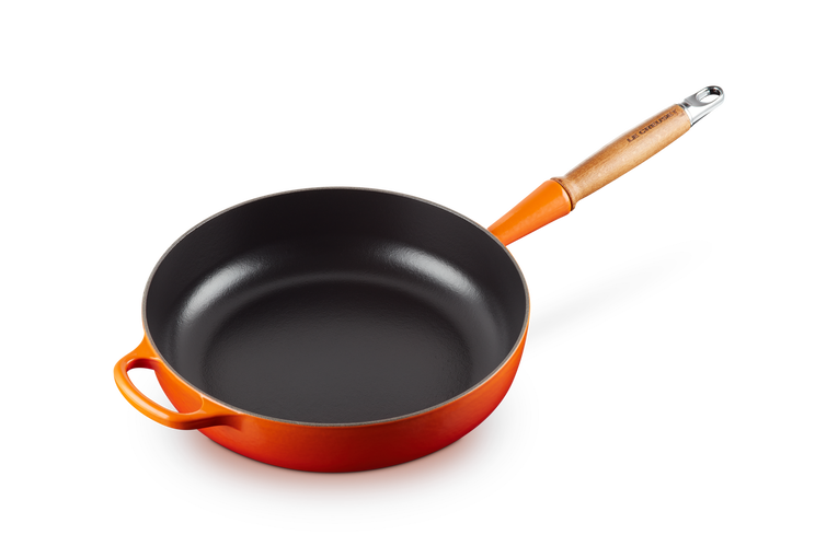 Le Creuset - głęboka patelnia żeliwna płomienna Sauté 28 cm