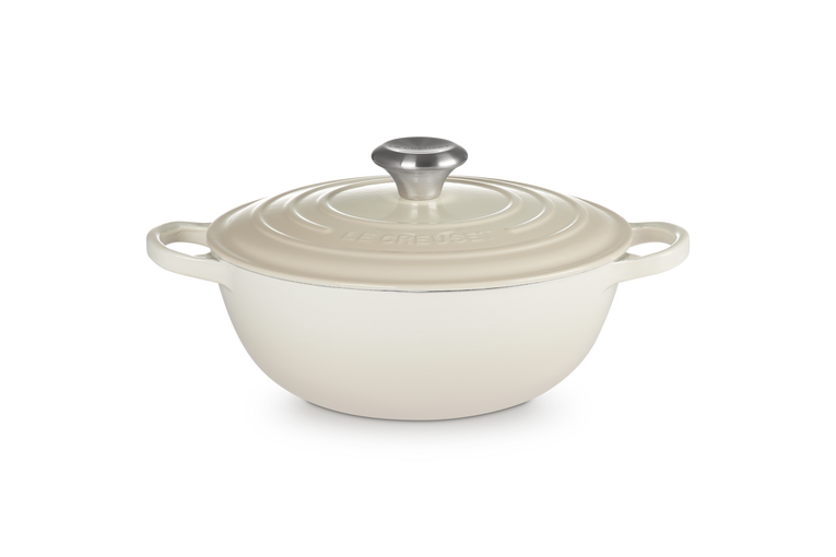 LeCreuset - La Marmite garnek żeliwny rodzinny Meringue 24 cm