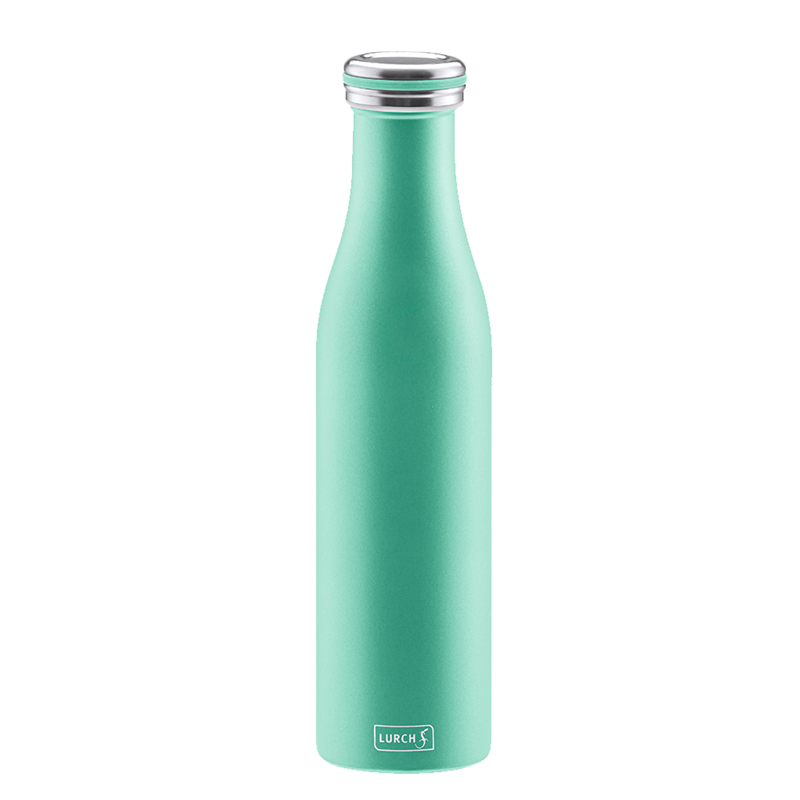 Lurch - butelka termiczna, stalowa, 0,75 l, zielona perłowa