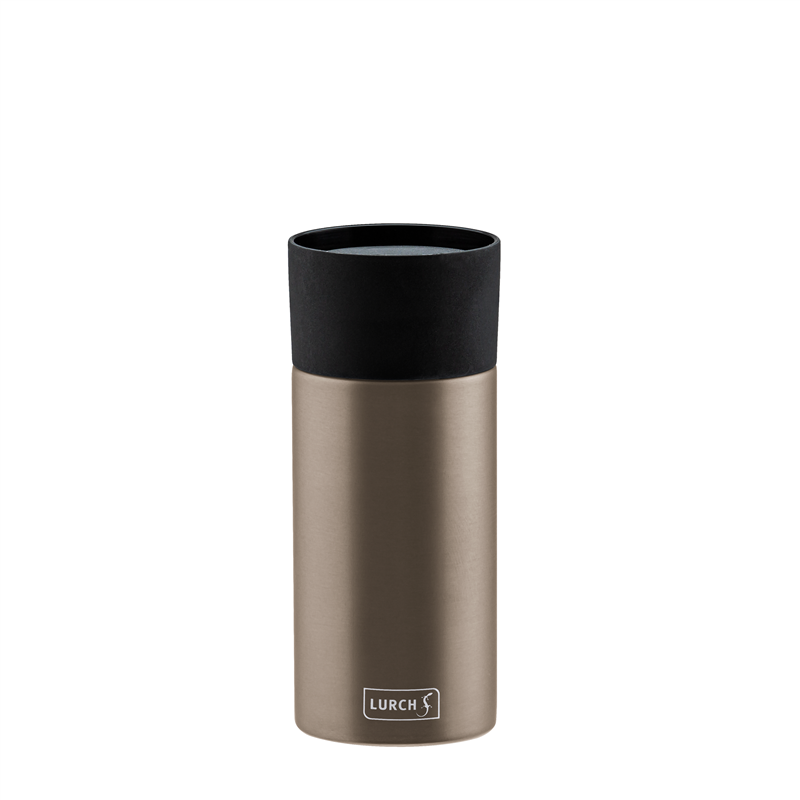 Lurch - kubek termiczny, jednoręczny, stalowy, 0,3 l, szary Coffee-To-Go