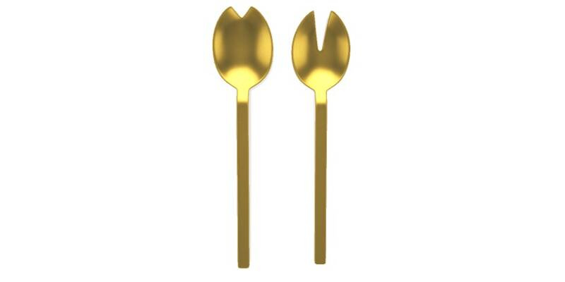 Mepra -Zestaw sztućców do sałat Box Oro Ice, Stile