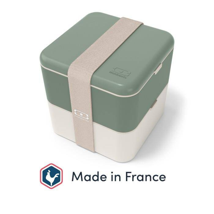 Monbento - Lunchbox Bento Square FR, Natural Green