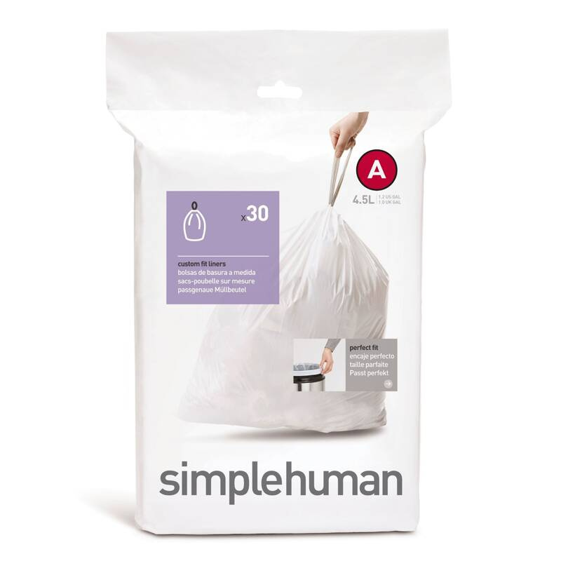 Simple Human - worki na śmieci 30 szt. rozmiar A 4,5 l