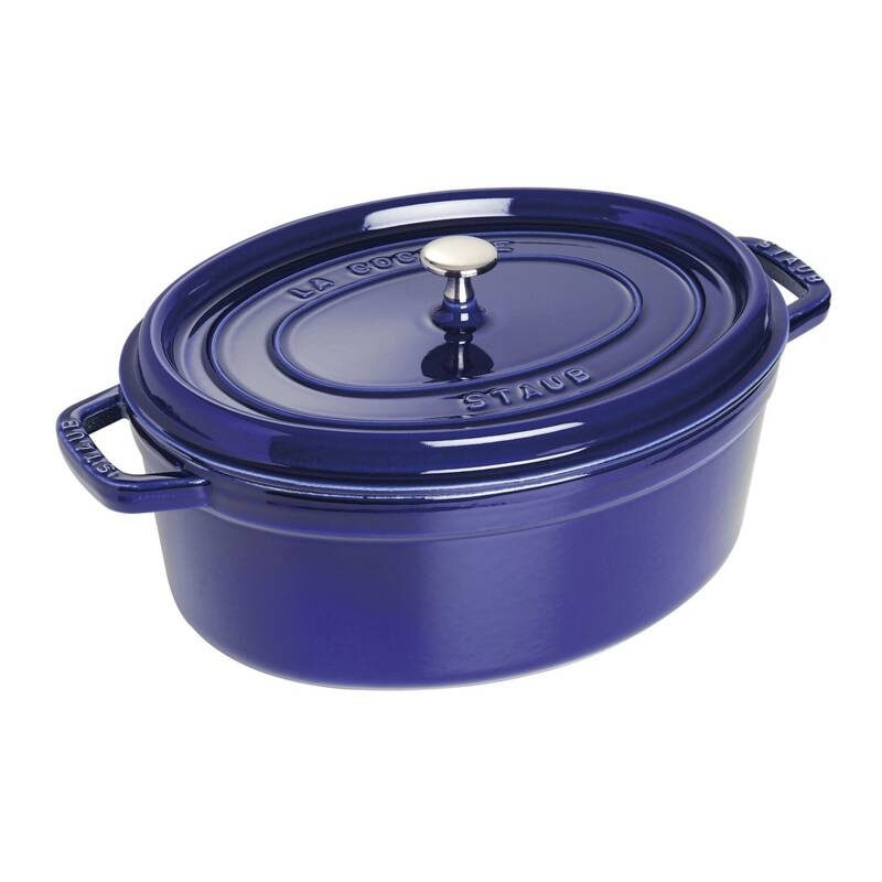 Staub - brytfanna  żeliwna niebieska 6,5 l 33 cm