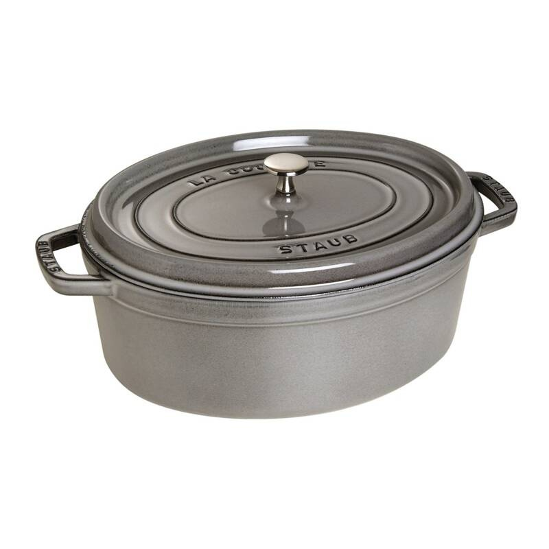 Staub - brytfanna  żeliwna szara 8,0 l 37 cm