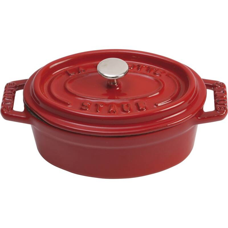 Staub - brytfanna  żeliwna wiśniowa 0,25 l 11 cm