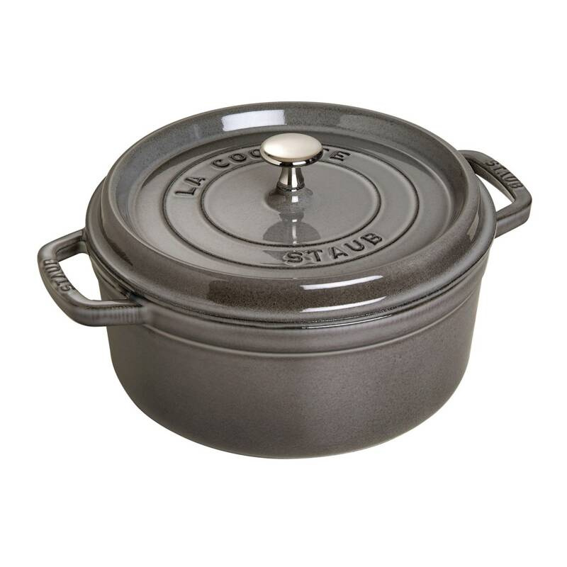 Staub - garnek brytfanna żeliwna szara 4,6 l 26 cm