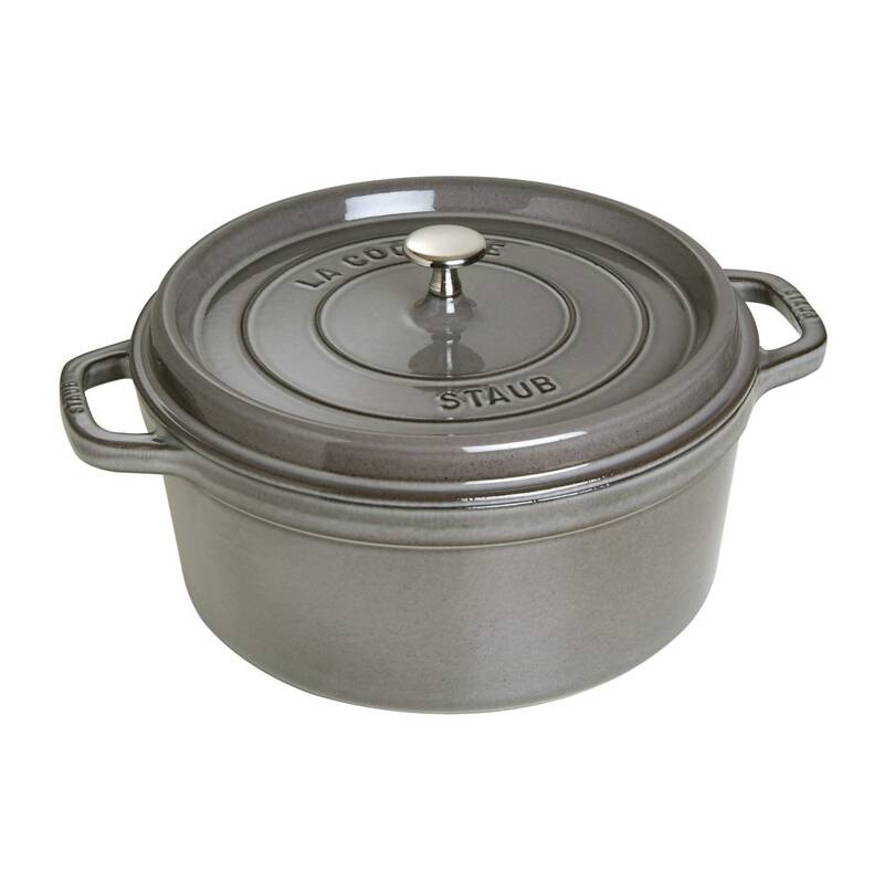 Staub - garnek brytfanna żeliwna szara 6,7L 28 cm