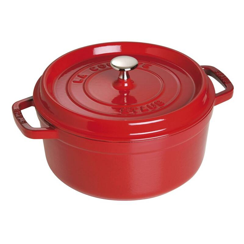 Staub - garnek brytfanna żeliwna wiśniowa 3,8 l 24 cm