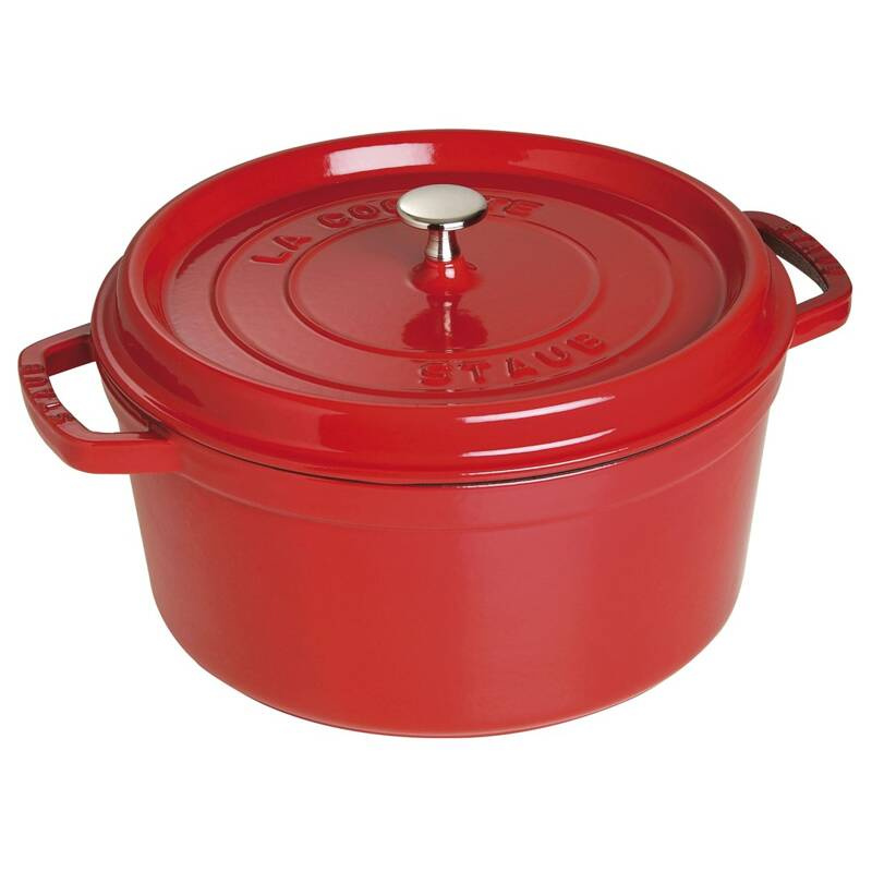 Staub - garnek brytfanna żeliwna wiśniowa 8,35 l 30 cm