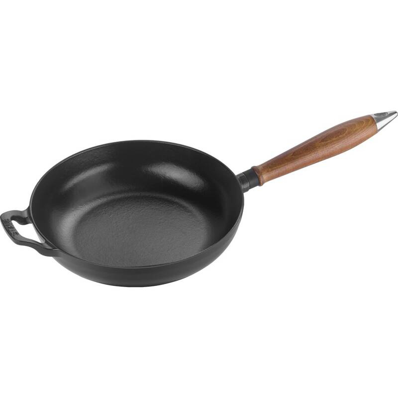 Staub - patelnia żeliwna z drewnianym uchwytem 24 cm