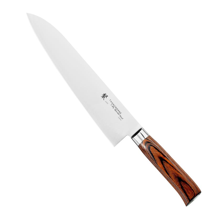 Tamahagane - SAN Brown Nóż Szefa 24cm