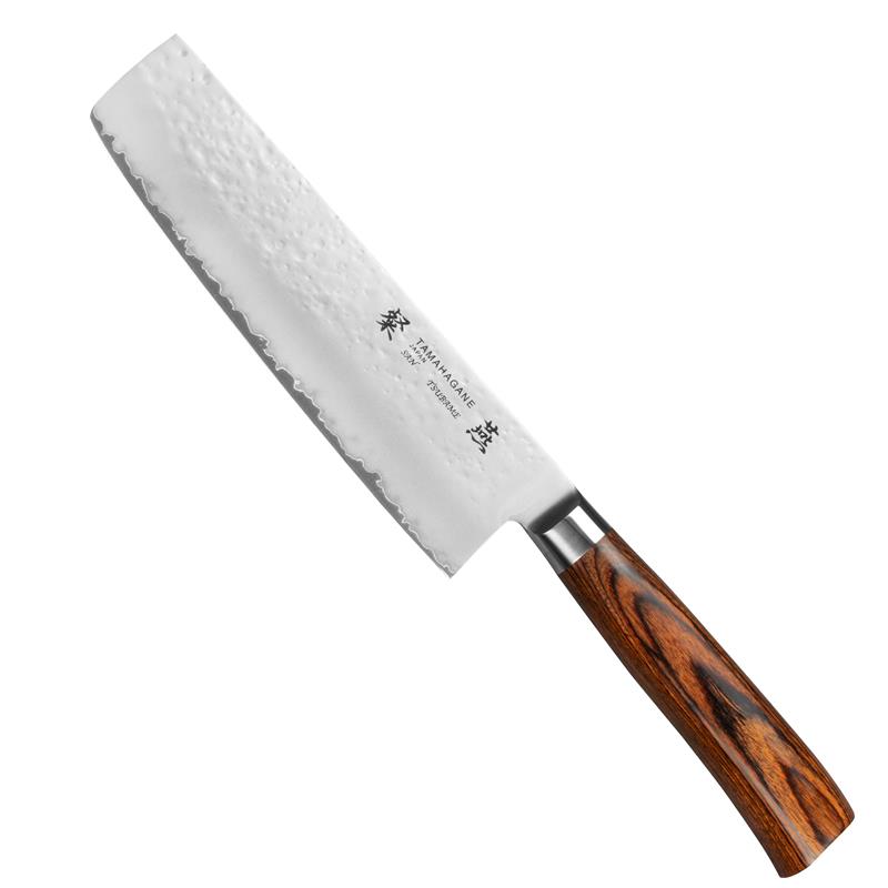 Tamahagane - Tsubame Brown Nóż Nakiri 18cm