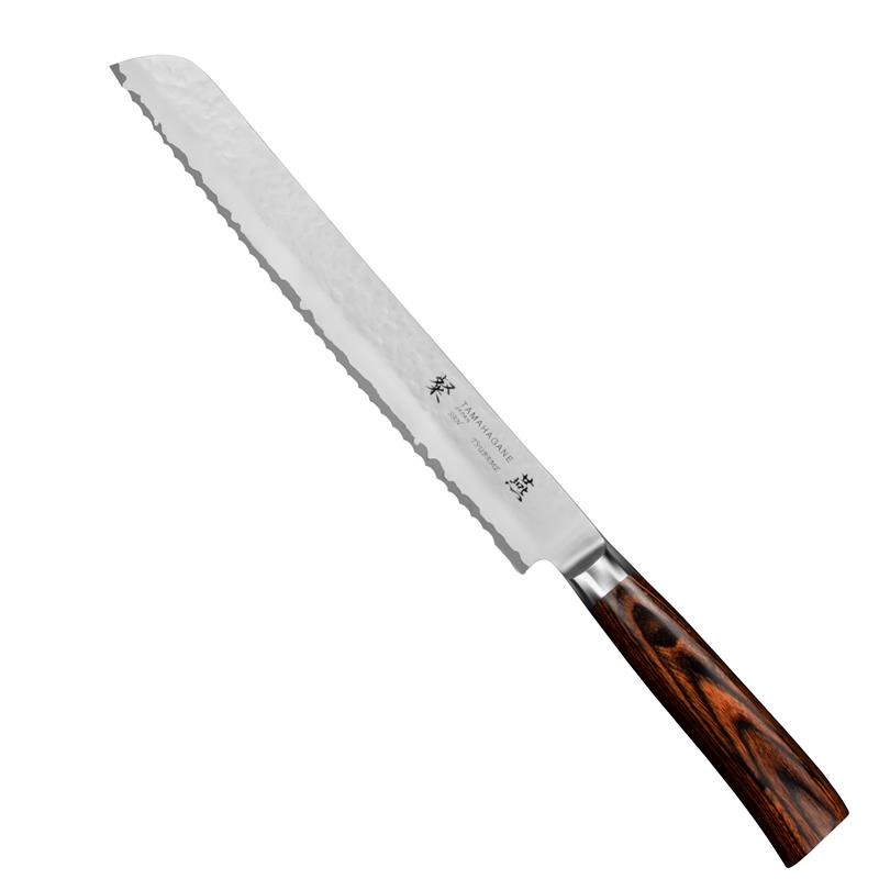 Tamahagane - Tsubame Brown Nóż do chleba 23cm