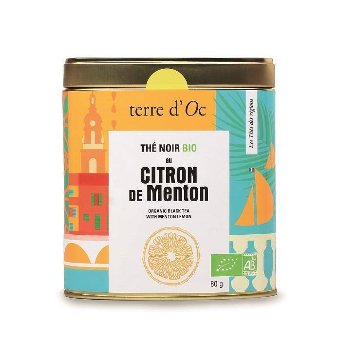 Terre d'Oc - Herbata czarna 80g cytryna z Menton, Regional