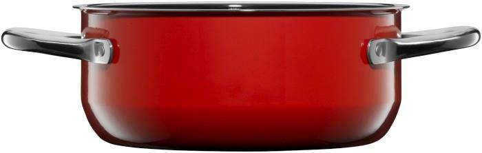 WMF- Niski garnek FTec Compact red 18cm, czerwony