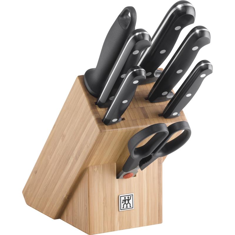 Zwilling - zestaw noży kuchennych w bloku Twin Chef 8 części