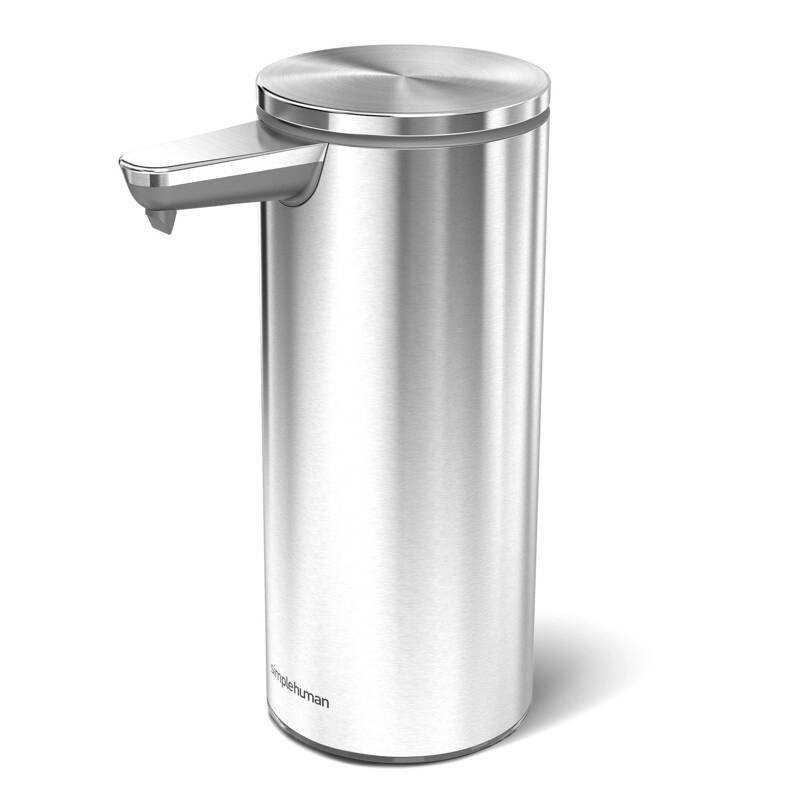 simplehuman - Dozownik bezdotykowy akumulatorowy 266ml stal matowa